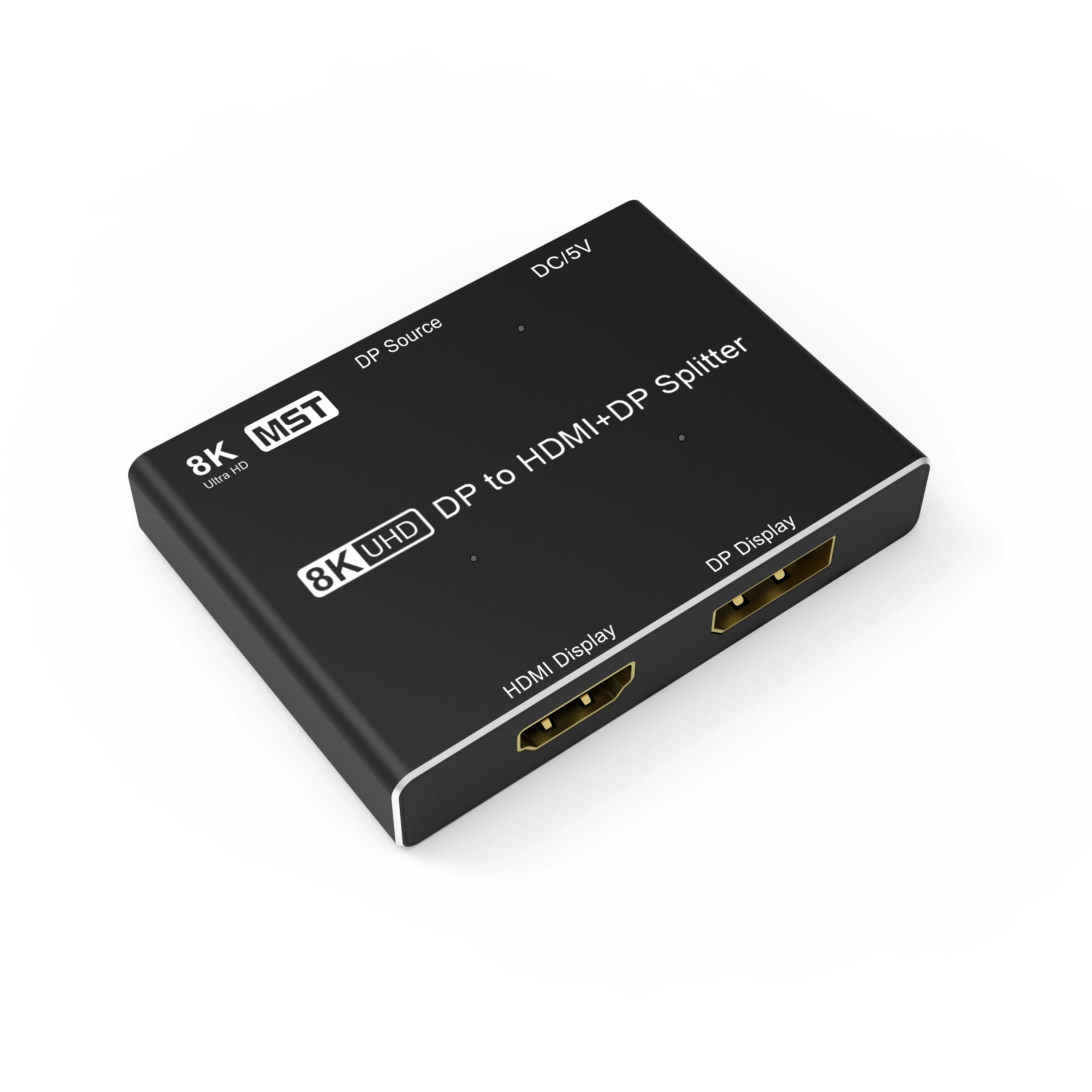DP1.4 to HDMI ȣȯ ÷ Ʈ й, UHD 1x2 MST SST , DP HD  ÷ й HDR 4:4:4, 8K @ 30Hz, 4K @ 120Hz